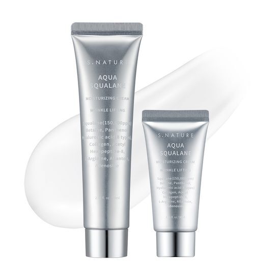 [Sale~9.30] S.Nature Aqua Squalane角鯊烷補濕面霜 (60+30ml)