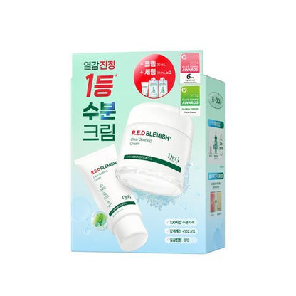 [Sale~9.30] Dr.g Red Blemish Clear Soothing Cream 舒潤修護保濕精華霜 70ml+30ml+精華10ml*2 set