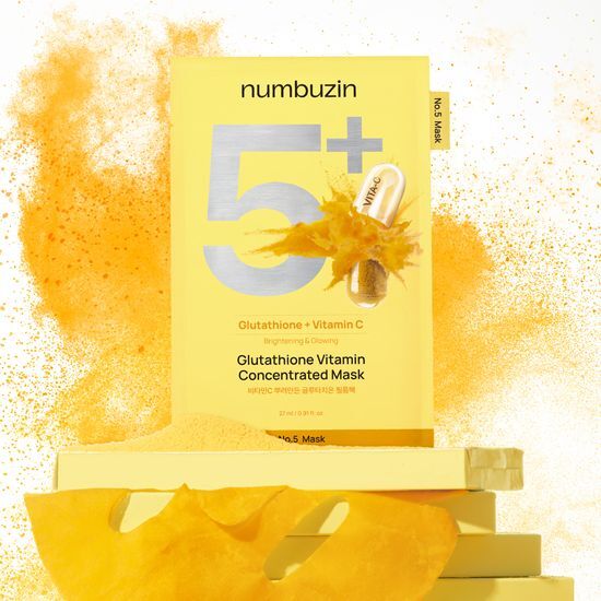 [Sale~8.28] Numbuzin No.1-5 Mask 4+1p (5款可選)