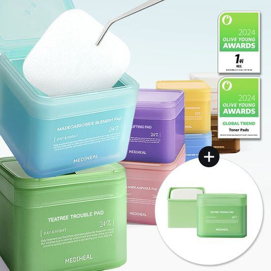 [Sale~8.27] Mediheal square pad 100+100 sheets 爽膚棉片(8款可選)