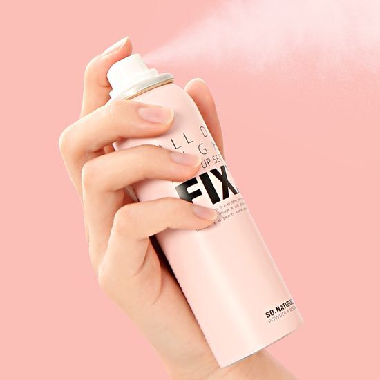 So Natural FIXX All day Tight Make Up Setting Spray 75ml 套裝（+15ml 定妝凝膠）