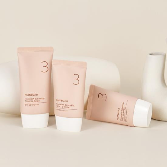 [Sale~9.30] Numbuzin No. 3 陶瓷肌美妝素顏霜 35m+35ml (SPF50+ PA++++)