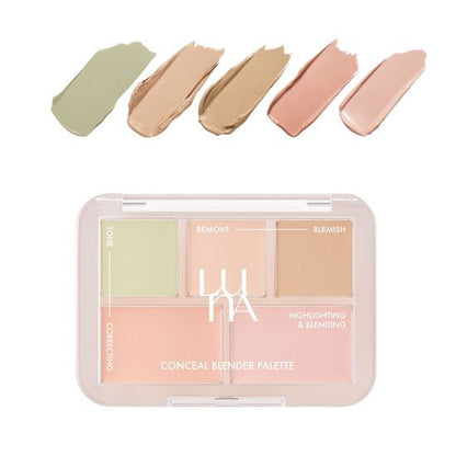 [Sale~8.28] Luna Conceal Blender Palette 5色遮瑕 (4色可選)