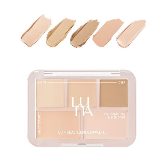 [Sale~8.28] Luna Conceal Blender Palette 5色遮瑕 (4色可選)