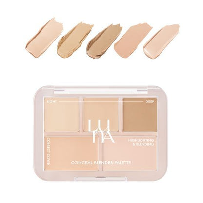 [Sale~8.28] Luna Conceal Blender Palette 5色遮瑕 (4色可選)