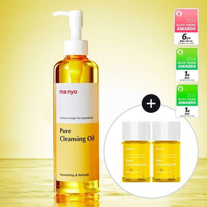 [Sale~8.7] ma:nyo Pure Cleansing Oil 300ml set (+25ml x2)