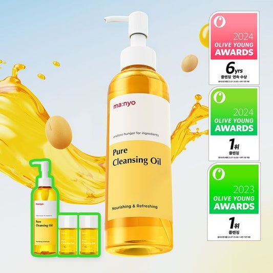 [Sale~8.7] ma:nyo Pure Cleansing Oil 300ml set (+25ml x2)