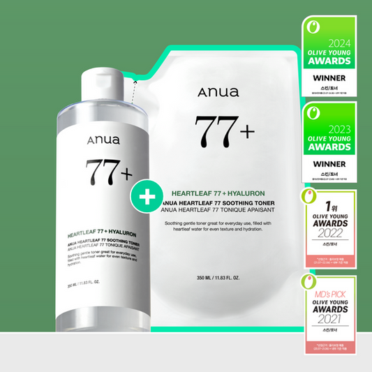 [Sale~8.28]  Anua 魚腥草77%舒緩鎮靜爽膚水 350ml+refill 350ml