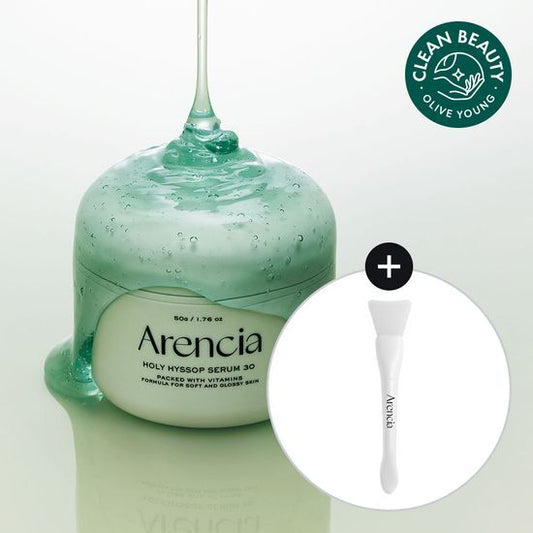 [Sale~9.30] Arencia Holy Hyssop Serum 30 50g Set (+brush)