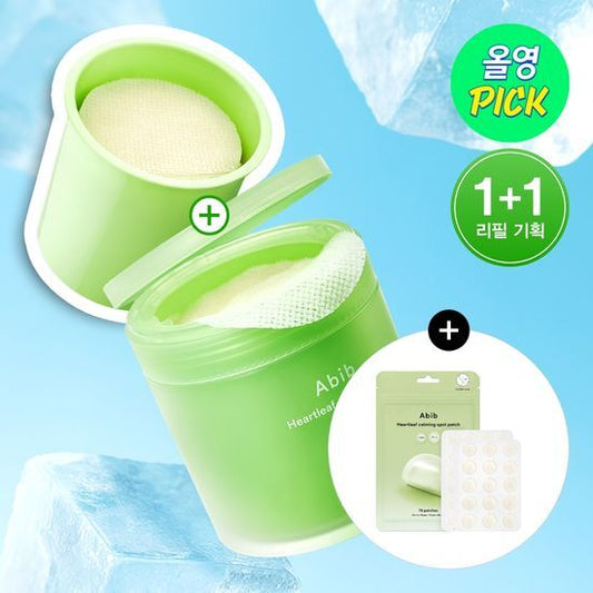 [Sale~8.28] Abib Heartleaf Essence Pad Clear touch 70p+70p