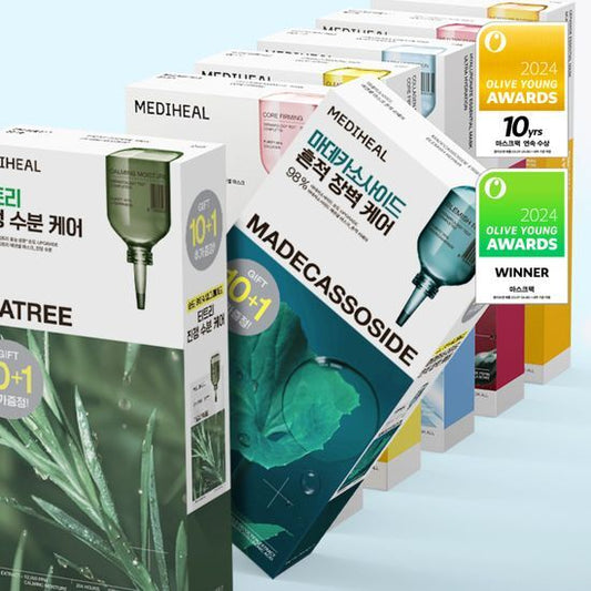 [Sale~8.28] Mediheal Essential Mask Pack 10/ 10+1片裝 (7款可選)